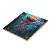 Kwallen Keramische Tegel Tegeltje (Zijkant)