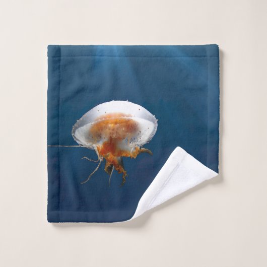 kwallen met Tentacles Animal Underwater Zee Bad Handdoek (Wasdoekje)