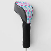 Kwallen Patroon, Leuke kwal, Zee, Jouw naam Golfheadcover (Schuin)