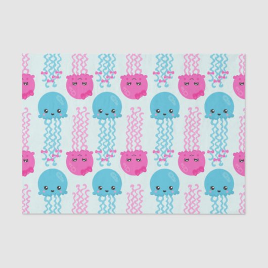 kwallen Patroon, schelvis, Zeeen Tissuepapier (Voorkant)