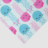 kwallen Patroon, schelvis, Zeeen Tissuepapier (Detail)