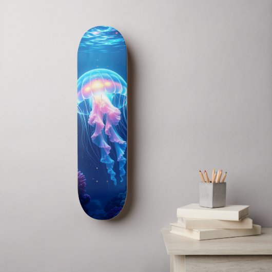 Kwallen Skateboard (Muurkunst)