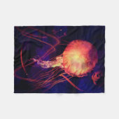 kwallen van de Blacklight Electro Rave Fleece Deken (Voorkant (Horizontaal))