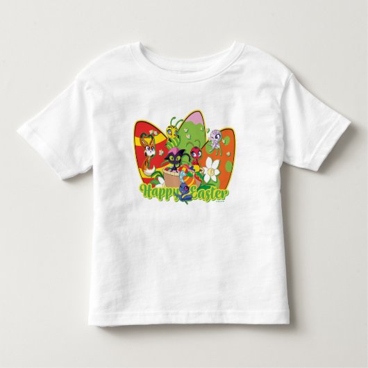 Kwamis Happy Pasen Kinder Shirts (Voorkant)