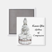 Kwan Yin 1 Magneet (Voorkant / Achterkant)