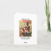 Kwan Yin Note Card Kaart (Achterkant)