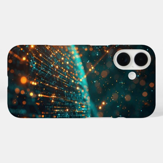Kwantumdatastroom Case-Mate iPhone Case (Achterkant (horizontaal))