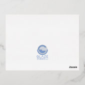 Kwantumhart Folie Uitnodiging Briefkaart (Achterkant)