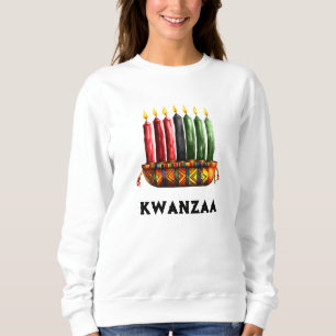 Kwanza Kinara, Zeven Kaars" Sweatshirt voor dames