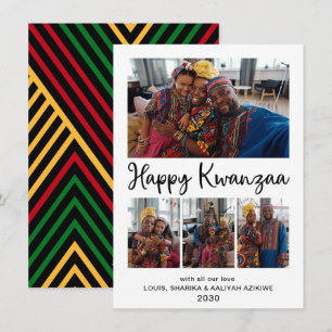Kwanzaa 4 Foto Feestdagenkaart