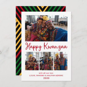 Kwanzaa 4 Foto Feestdagenkaart