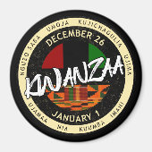 Kwanzaa 7 Beginselen Magneet (Voorkant)