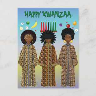 Kwanzaa African American Choir Feestdagenkaart