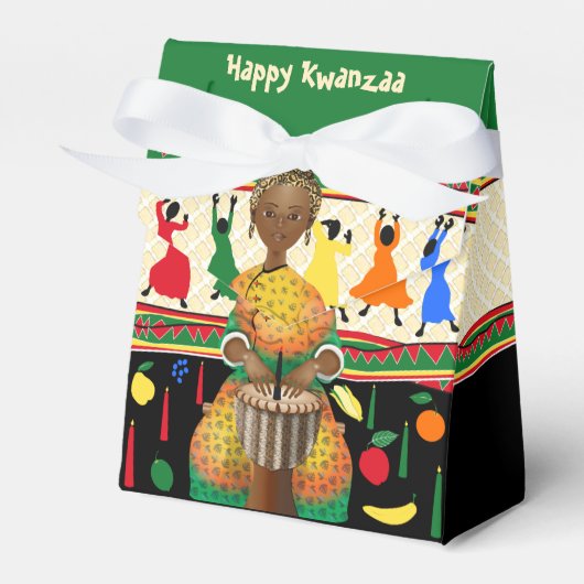 Kwanzaa African American Holiday Bedankdoosjes (Voorkant Zijde)