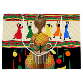 Kwanzaa African American Holiday Groot Cadeauzakje (Voorkant)