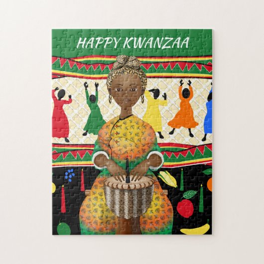 Kwanzaa African American Holiday Legpuzzel (Verticaal)