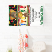 Kwanzaa African American Holiday Spandoek (Insitu)