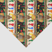 Kwanzaa African American Holiday Tissuepapier (Detail)