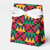 Kwanzaa African Geometric Print (4) Bedankdoosjes (Voorkant Zijde)