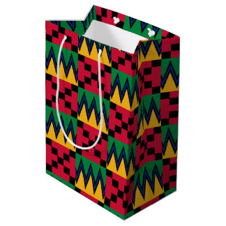 Kwanzaa African Geometric Print (4) Medium Cadeauzakje