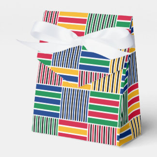 Kwanzaa African Geometric Print (6) Bedankdoosjes