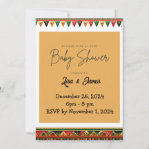 Kwanzaa Baby shower Uitnodigen