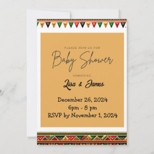 Kwanzaa Baby shower Uitnodigen Kaart