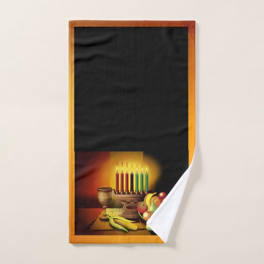 Kwanzaa Bathroom Towel Set Bad Handdoek (Handdoek)