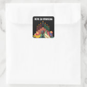 Kwanzaa Blessing Vierkante Sticker (Tas)