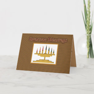 Kwanzaa Blessings Feestdagen Kaart