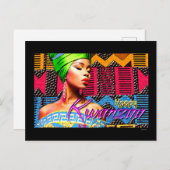 Kwanzaa Briefkaart (Voorkant / Achterkant)