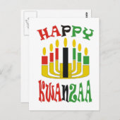 KWANZAA BRIEFKAART (Voorkant / Achterkant)