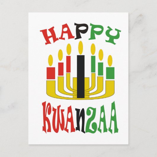 KWANZAA BRIEFKAART (Voorkant)