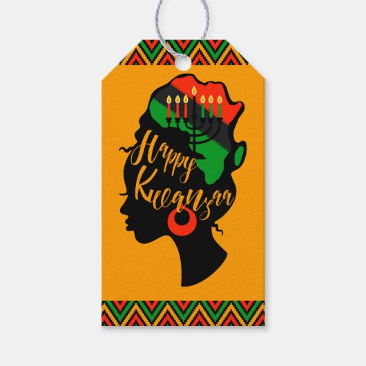 Kwanzaa Cadeaulabel (Voorkant)