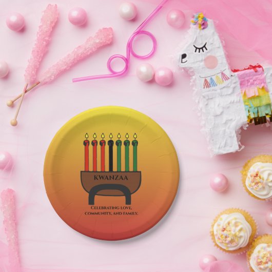 Kwanzaa Candles Papier Bord (Feest)