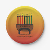 Kwanzaa Candles Papier Bord (Voorkant)