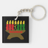 Kwanzaa Candles Sleutelhanger (Achterkant)