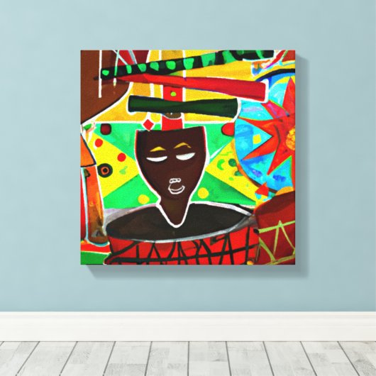 Kwanzaa Canvas Afdruk (Insitu (Houten vloer))