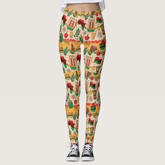 Kwanzaa Celebration Leggings (Voorkant)