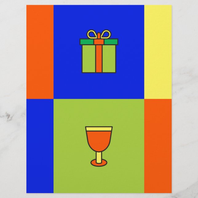 kwanzaa colorblock (Voorkant)