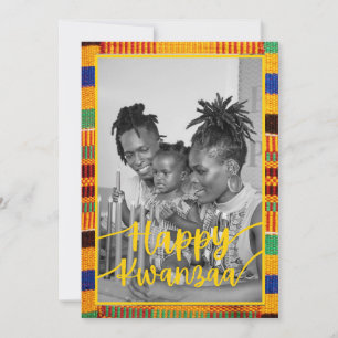 Kwanzaa Colorful Holiday Card Modèle