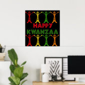 Kwanzaa Dancers Poster (Thuiskantoor)