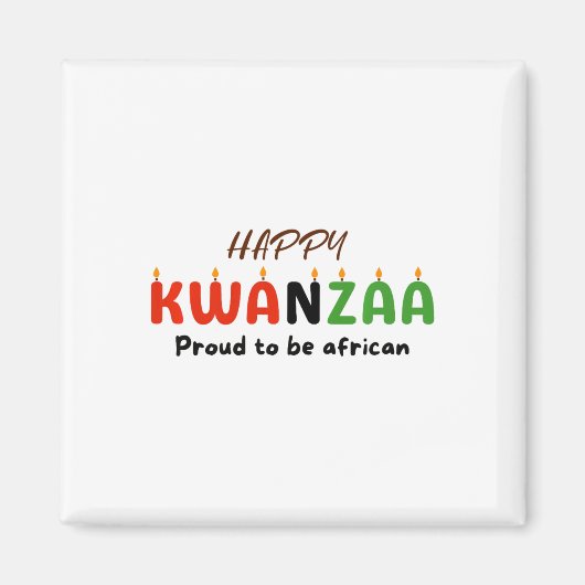 Kwanzaa Day Magneet (Voorkant)