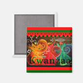 Kwanzaa - Design Magneet (Voorkant / Achterkant)