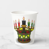 Kwanzaa eerste vruchten papieren bekers (Voorkant)