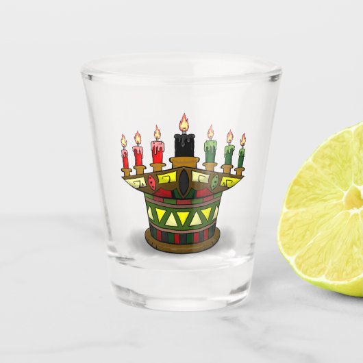 Kwanzaa eerste vruchten shot glas (Voorkant)