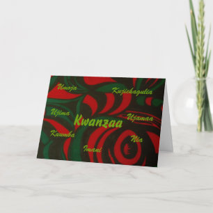 Kwanzaa Feestdagen Kaart