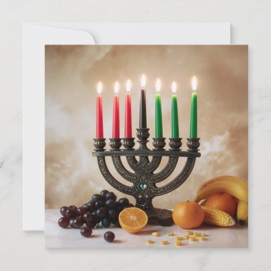 KWANZAA FEESTDAGENKAART (Voorkant)