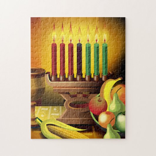Kwanzaa Food Legpuzzel (Verticaal)