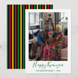 Kwanzaa Foto Vakantie Kaart
